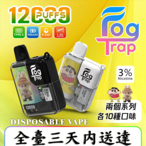 Fog Trap LABUBU 蠟筆小新聯名款 12000口抛棄式-B